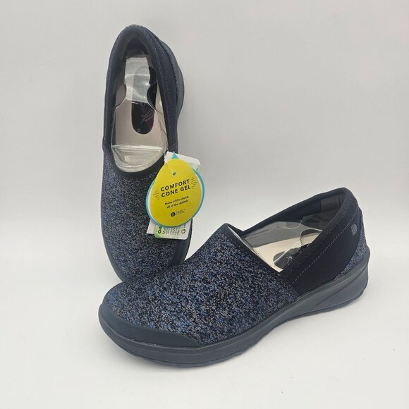 BZees Blue Slip On Comfort Loafer Sneaker Womens Sz 7 NEW - Picture 1 of 8
